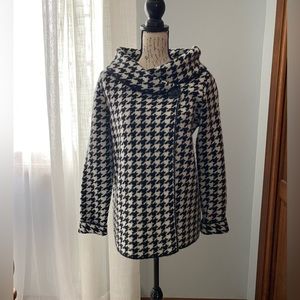 Ellen Tracy Houndstooth Jacket-M